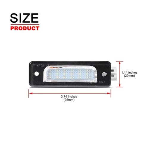Luz LED para placa de matrícula BMW E32 Serie 7 que soluciona fallos 4