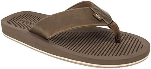Dockers Mens' Etched Flip-Flop Sandals