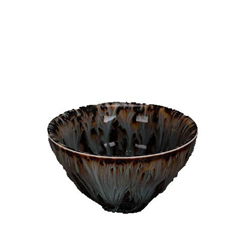 ZHIBO Porcelana Hecha a Mano de Flores de glaseado té jingdezhen Porcelana Cuenco colección de antigüedades