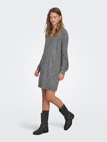 Robe en tricot pour femmes manches longues mi-long style pull - 6