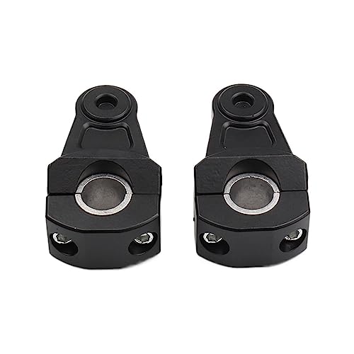 Guidon moto surélevé pivotant noir pour éliminer la fatigue du dos 22mm