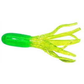 Arkie Lures PRT-21-10 2.5" XL Pro-Model Tubes - 10 Pack - 21-Green/Chart-image-49