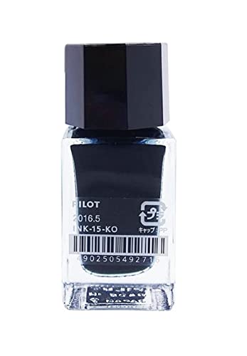 Pilot Iroshizuku Mini Bottled Fountain Pen Ink Kon-Peki 15Ml Bottle Ink-15-Ko Japan Import With Kanji Love Sticker #TOP1