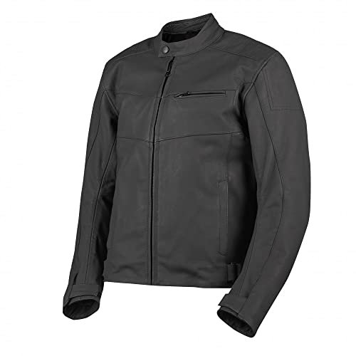 Cuir YUROK KSK Blouson Moto Vintage en Cuir Premium AA