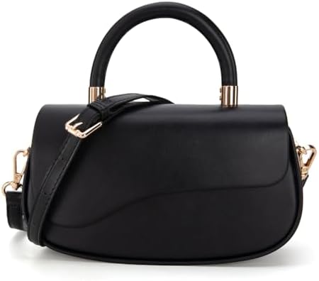 Milan Chiva Small Top Handle Purse for Women Elegant Crossbody Ba...