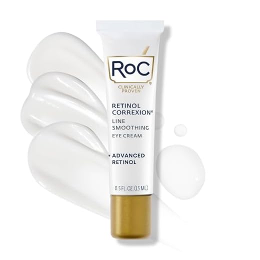 RoC Retinol Correxion Under Eye Cream for Dark Circles & Puffiness, Daily Wrinkle Cream, Anti Aging Line Smoothing Skin Care Treatment for Women and Men, 0.5 oz (Packaging May Vary)