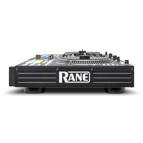 RANE SYSTEM ONE All-in-One Standalone DJ Controller mit Motorplatters und Engine DJ OS, nahtloses Mixen auf 2 Decks, Stems FX, Serato DJ Pro, XLR-Ausgänge