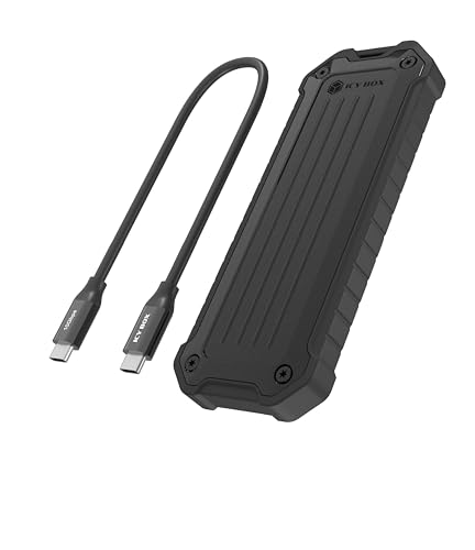 Caja externa ICY BOX para discos M.2 NVMe y SATA SSD miniatura 1
