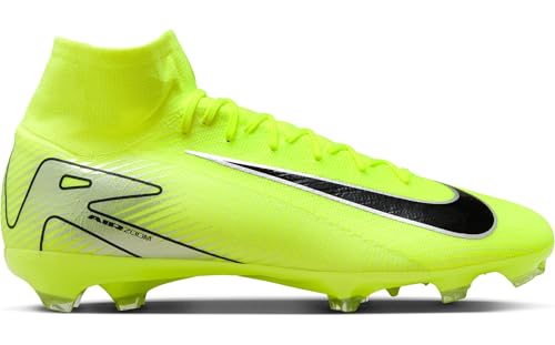 Image of Nike Men's Football high top Soccer Shoe, Volt Black, 7.5