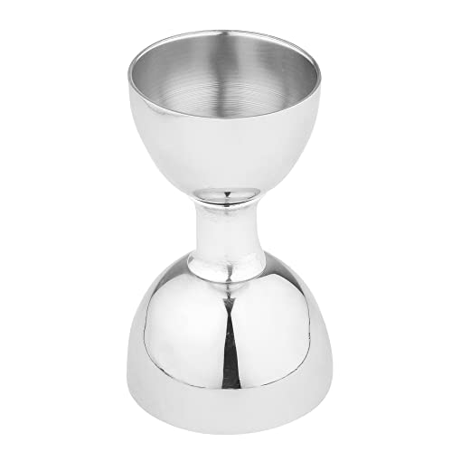 Image of Anything & Everything Stainless Steel Premium Peg Pourer Jigger Cup, Alcohol Whisky Wine Cocktail Shot Glass Perfect for Home Bar Double Side Tool (Silver)