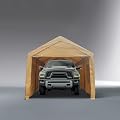 10x20ft Outdoor Portable Garage Canopy Carport, Heavy Duty Car Tarp Canopy Tent, Car Garage Shelter Tent Party Tent, Waterproof Car Cover Tent for Outdoor Events