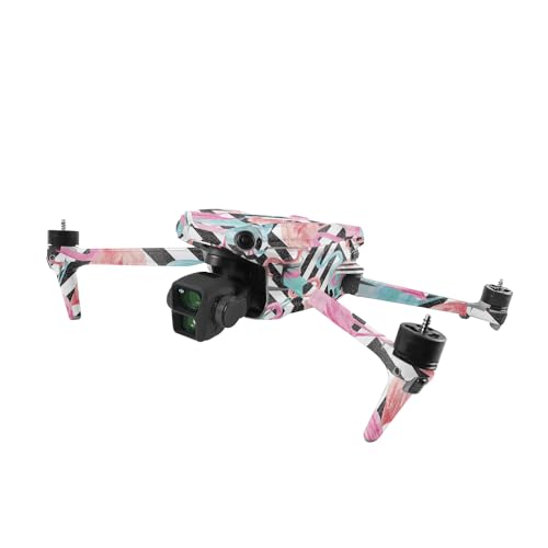 Image of MightySkins Glossy Glitter Skin Compatible with DJI Air 3 - Pop Flamingo | Protective, Durable High-Gloss Glitter Finish | Easy to Apply