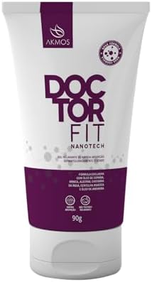 Gel Akmos Doctor Fit Nano para Massagem 90g - com Arnica e Alecri...
