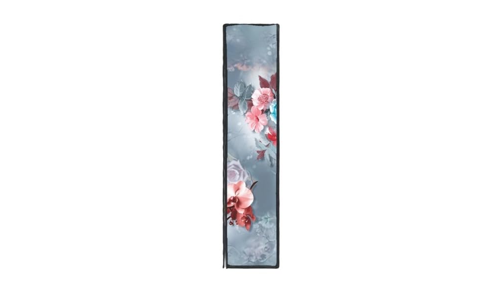 Mahal Creation PVC Printed LED TV Cover 43 Inch, Waterproof and Dustproof Cover with Transparent Polythene Layer Suitable for All Brands Led Tv (Grey) 4