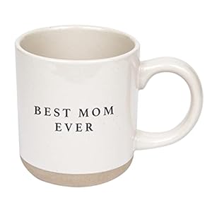 Sweet Water Decor Best Mom Ever Stoneware Coffee Mugs - 14Oz Cute Coffee Mugs for Hot and Cold Drinks - Dishwasher and Microwave Safe - Valentines and Mothers Day Gift - Ideal Tea & Espresso Mugs Sweet Water Decor Best Mom Ever Stoneware Coffee Mugs 14Oz Cute Coffee Mugs for Hot and Cold Drinks Dishwasher and Microwave Safe Valentines and Mothers Day Gift Ideal Tea Espresso Mugs