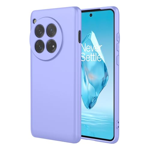 SEAHAI Case for OnePlus 12R 5G, Ultra Thin Silky-Soft Touch Liquid Silicone Phone Cover with Shockproof Airbag Design
