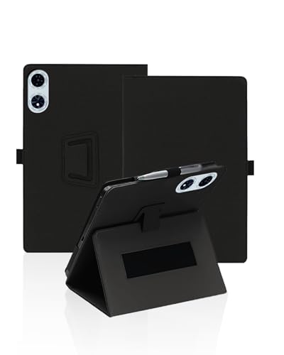 Custodia protettiva per tablet Android Odea A12 da antiurto con cinturino magnetico e due metodi di piegatura custodia sottile e resistente impermeabile antigraffio 12 pollici nero
