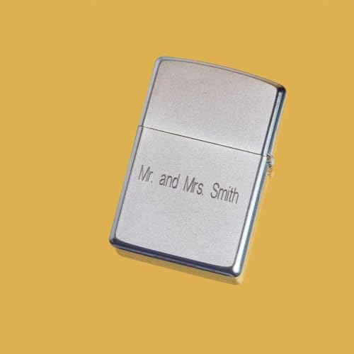 Custom Zippo Satin Chrome Pocket Lighter by Zippo - Image 7