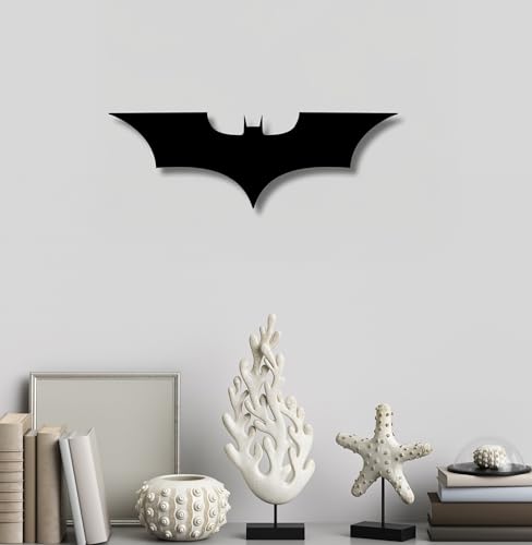 Image of TWIGGY Superhero 6mm MDF Wood Wall Decor Art for Home, Office, or Gaming Room, Gift, Anime (pack of 1 | The Dark Knight)