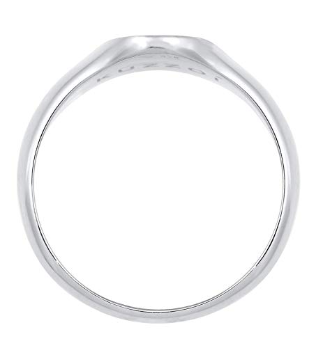 Kuzzoi - Anello da Uomo Ovale, Opaco, Brunito