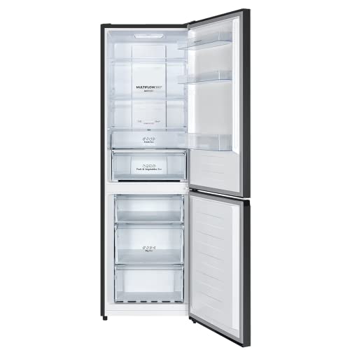 INFINITON-FGC-208D-Frigorifico-Combi-Black-Inox-Alto-200-cm-336-Litros-Inverter-No-Frost-Luz-LED-Clase-AF
