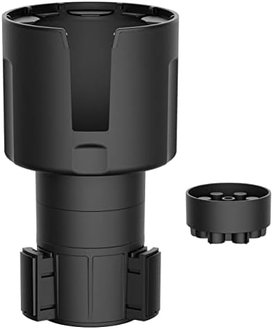 Swigzy Car Cup Holder Expander Adapter (Long Base) - Holds Hydro Flask, Yeti, Nalgene, Large 32/40 oz. Bottles & Big Drinks