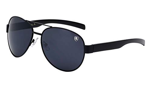 Khan Turbo - Straight Temple Classic Aviators Sunglasses
