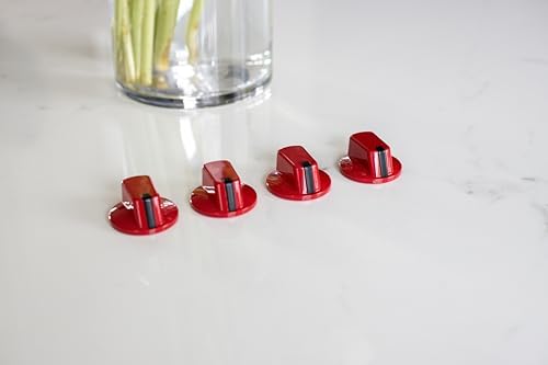 Amazon.com: Upgraded Universal Red Gas Stove Knobs (55MM), Cooktop ...