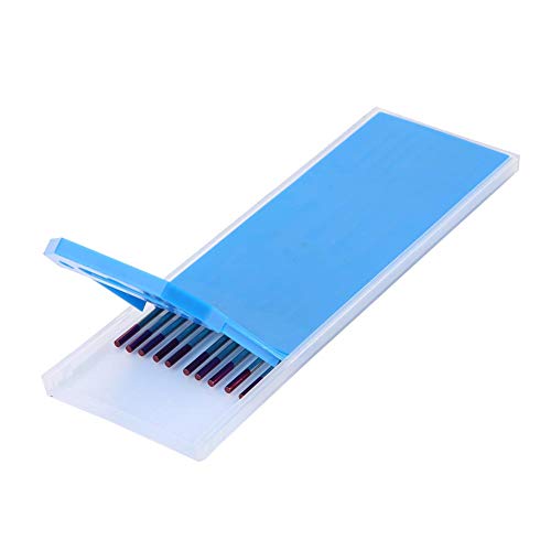 Tig Tungstênio Roxo, Tig Eletrodos de Tungstênio Composto de Soldagem 2.4 * 150mm (Roxo WES) 10-Pack
