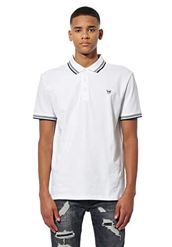 Kaporal - Polo régular Blanc Homme avec Logo Poitrine en 100% Coton Bio - Rayoc - S - Blanc Kaporal - Polo régular Blanc Homme avec Logo Poitrine en 100% Coton Bio - Rayoc - S - Blanc