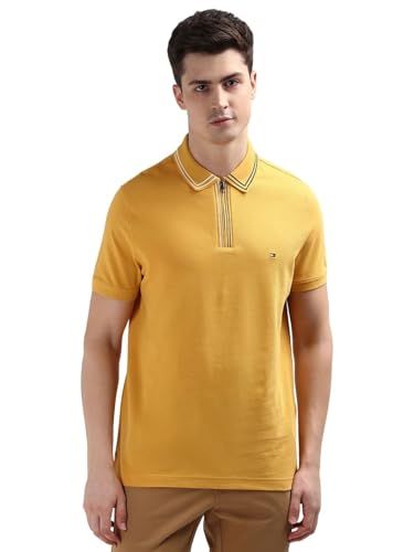 Solid Regular-Fit Cotton Polo T-Shirt