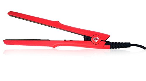 Mini Diamond Collection Hair Straightening Irons, Red, 1 Pound