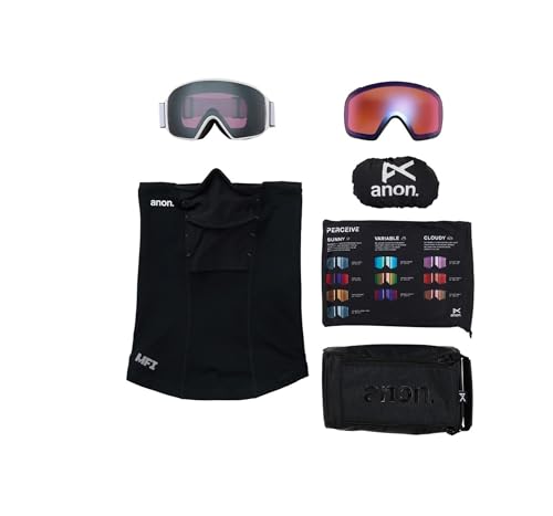 Image of Anon M4 Toric Snow Goggles + Bonus Lens + MFI Face Mask - Low Bridge Fit