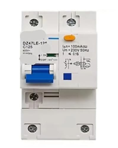 Disyuntor DZ47LE-125 para proteger la iluminación y electrodomésticos de la casa
