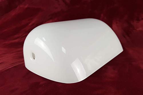 Preisvergleich Produktbild linoows Lampenschirm für Bankerslampe, Ersatzschirm Banker Lampe, Weiß 22,5 cm