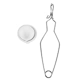 HOMSFOU 製小型融解坩埚 点 耐腐食性 高硬の金属製溶解ツール 溶融 鋳造 精錬用 クランプ 坩埚 便利なホームメイクツール