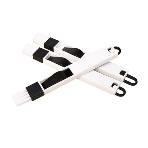 FOMIYES 3pc 2 1 Keyboard Cleaner Brush for Cleaning Window Groove Cleaning Brush Keyboard Cleaning Brush Groove Gap Cleaning Tools Cleaning Brush Supplies Window Cleaning Brush Black