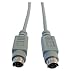 Price comparison product image rhinocables PS2 PS/2 Keyboard or Mouse Male to Male Cable, suitable for Most Hard-Wired keyboards/Mice with PC Computer Laptop, switch boxes (5m)