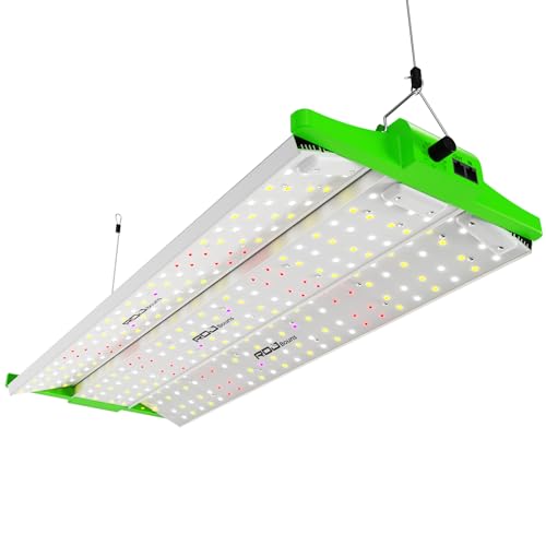 RDJ Bouns 240W Led Grow Light with UV IR, Adjustable Panel Angle, 0-100 Dimmable, Daisy Chain, High PPFD Full Spectrum 2x4 Grow Lights Coverage for 4x2 or 4x4 Tents for Indoor Plants by RDJ Bouns - Used condition - US$142.55