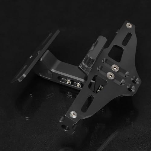Support de plaque moto Suzuki DR 650 anti-vibration avec éclairage