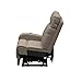 THOMAS PAYNE Signature Seismic Series Driftwood RV Theater Seating Right Arm Recliner with Power Adjustable Lumbar, Headrest, Reclining, Heating, Massage, Integrated Cupholder Controls - 2024044196
