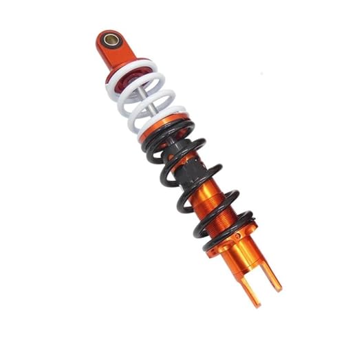 Amortisseur hydraulique à huile 280mm orange pour moto avec ressort double fourche