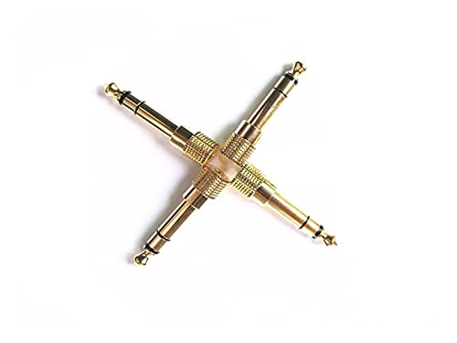 Adaptateur 6,5 mm mâle 3,5 mm femelle plaqué or pour réparer les faux contacts de votre casque