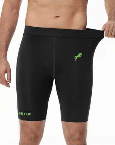 Image of JUST RIDER Compression Men's Skin Tight Shorts for Gym, Running, Cycling, Swimming, Basketball, Cricket, Yoga, Football, Tennis, Badminton & Many More Sports