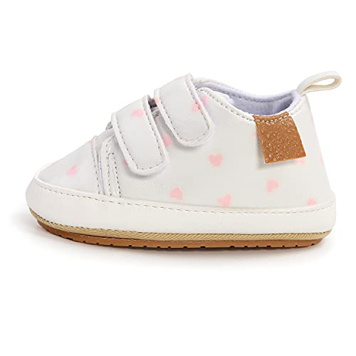 Image of Clowora Baby Boys Girls Shoes Non-Slip Rubber Sole Sneakers Infant First Walking Toddler Crib Shoes Newborn Loafers Flats.