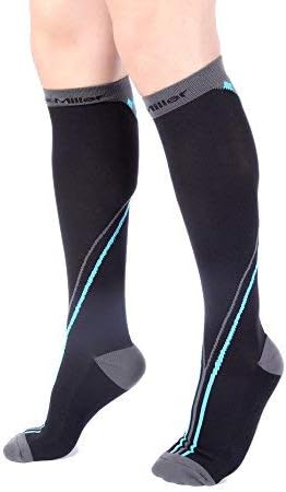 Miniatura 6 de Doc Miller Calcetines de compresión 20-30 mmHg Recuperación de Viajes Deportes Correr Recuperación