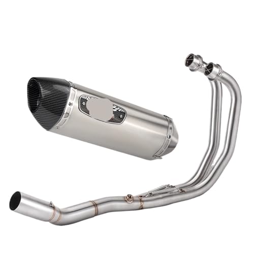 ̂߂ R25 R3 MT03 2015-2024 I[goCrCtVXe 51MM tgNpCv I[goC`[urC I[goC̃GL][XgpCv(Silver)