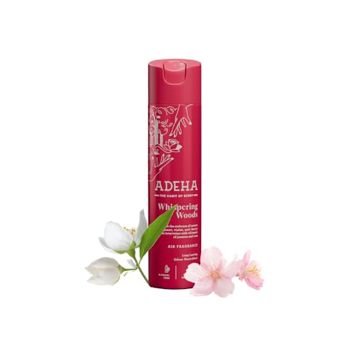 Image of Kleenest Adeha Room Air Freshener Spray - Whispering Woods | Alcohol Free Long Lasting Fragrance for Home & Office | Odour Buster Technology | Essential Oil Room Spray, Pet & Baby Safe | 218 ml