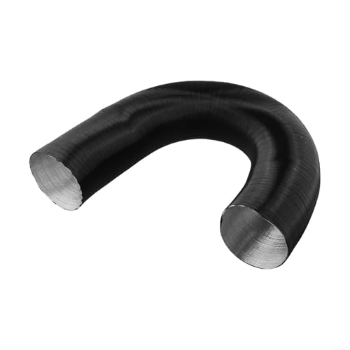 Bulevisiter Flammhemmendes 90 mm Aluminium-Heizungskanalrohr mit stoßfestem Design, dehnbarer Lüftungsschlauch für Fahrzeug- und Hausluftzirkulation (100 cm)