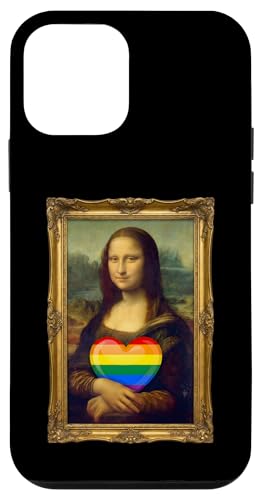 ���C���{�[ ���i���U �n�[�g ���� �v���C�h Funny Mona Lisa LGBTQ Heart �X�}�z�P�[�X iPhone 12 mini �p